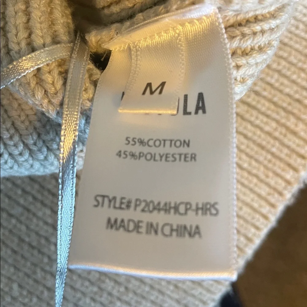 Pistola Lorelei Rib Crop Sweater Tank Size Medium - Picture 5 of 6